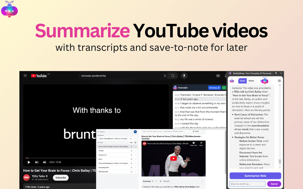 Extract Value from Videos Without Watching